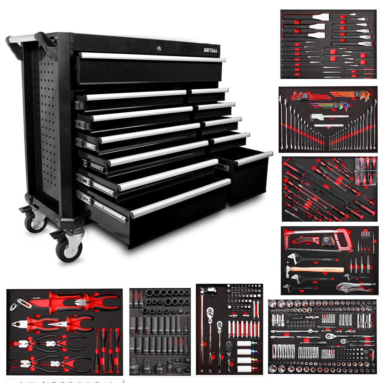 Daytona 655 Piece Mechanical Tool Set with 43