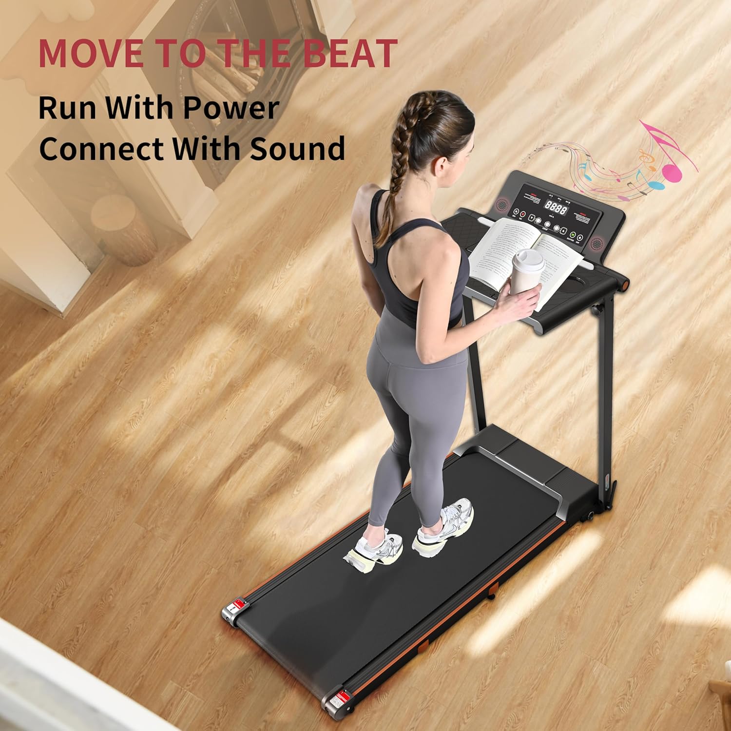 Treadmill with Incline 3 in 1 Under Desk Treadmill