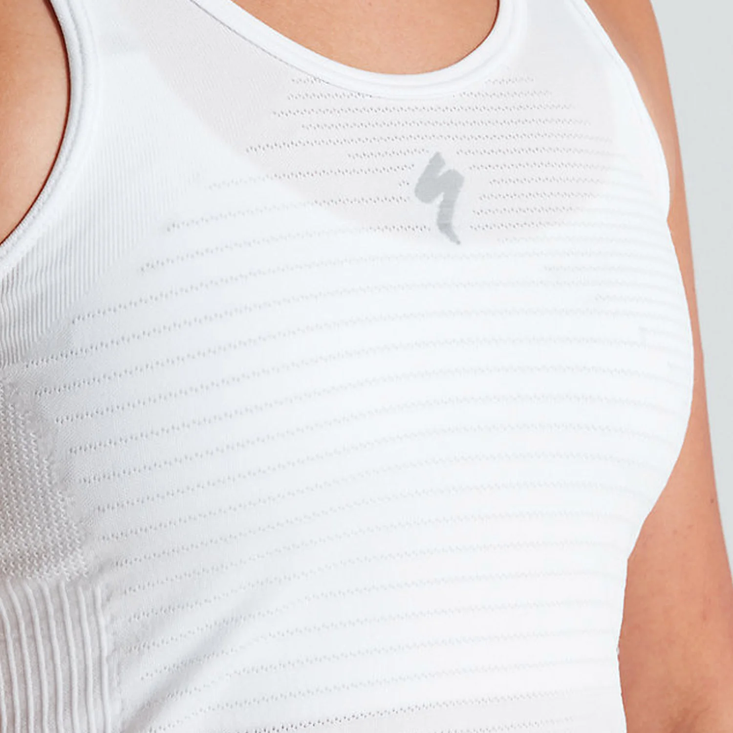 Specialized Seamless Pro woman sleeveless base layer - White