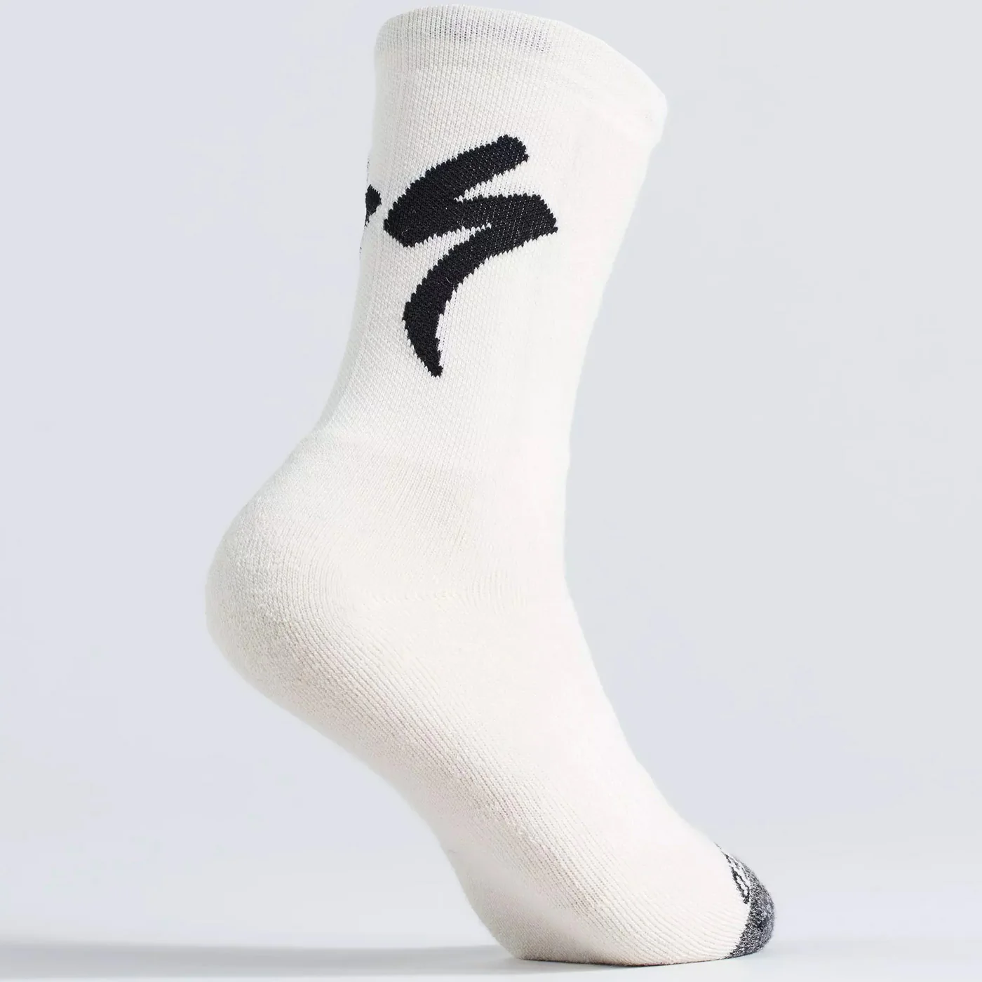 Specialized Merino Deep Winter Tall logo socks - white