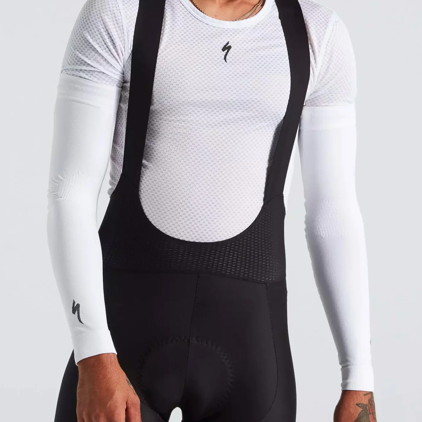 Specialized Seamless UV arm warmers - White