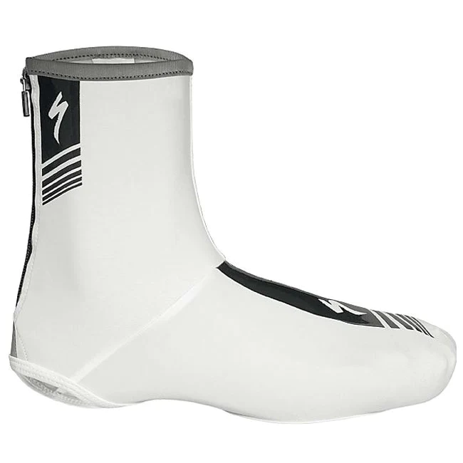 Specialized Elastic Zip 14 shoecover - White