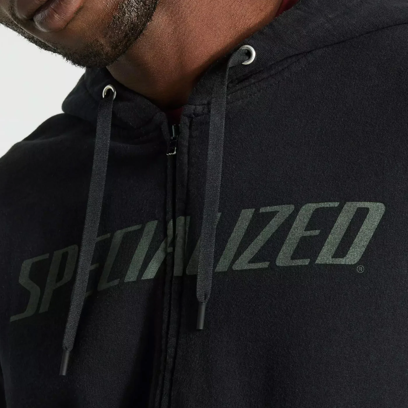 Specialized Legacy Wordmark Zip-Up Hoodie - Black