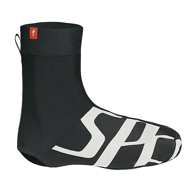 Specialized Elastic Logo shoecover - Black White