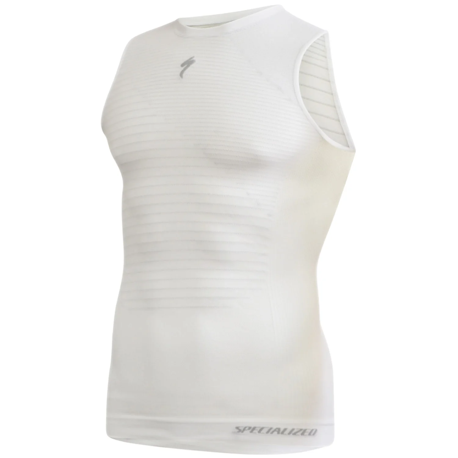 Specialized Seamless Pro sleeveless base layer - White