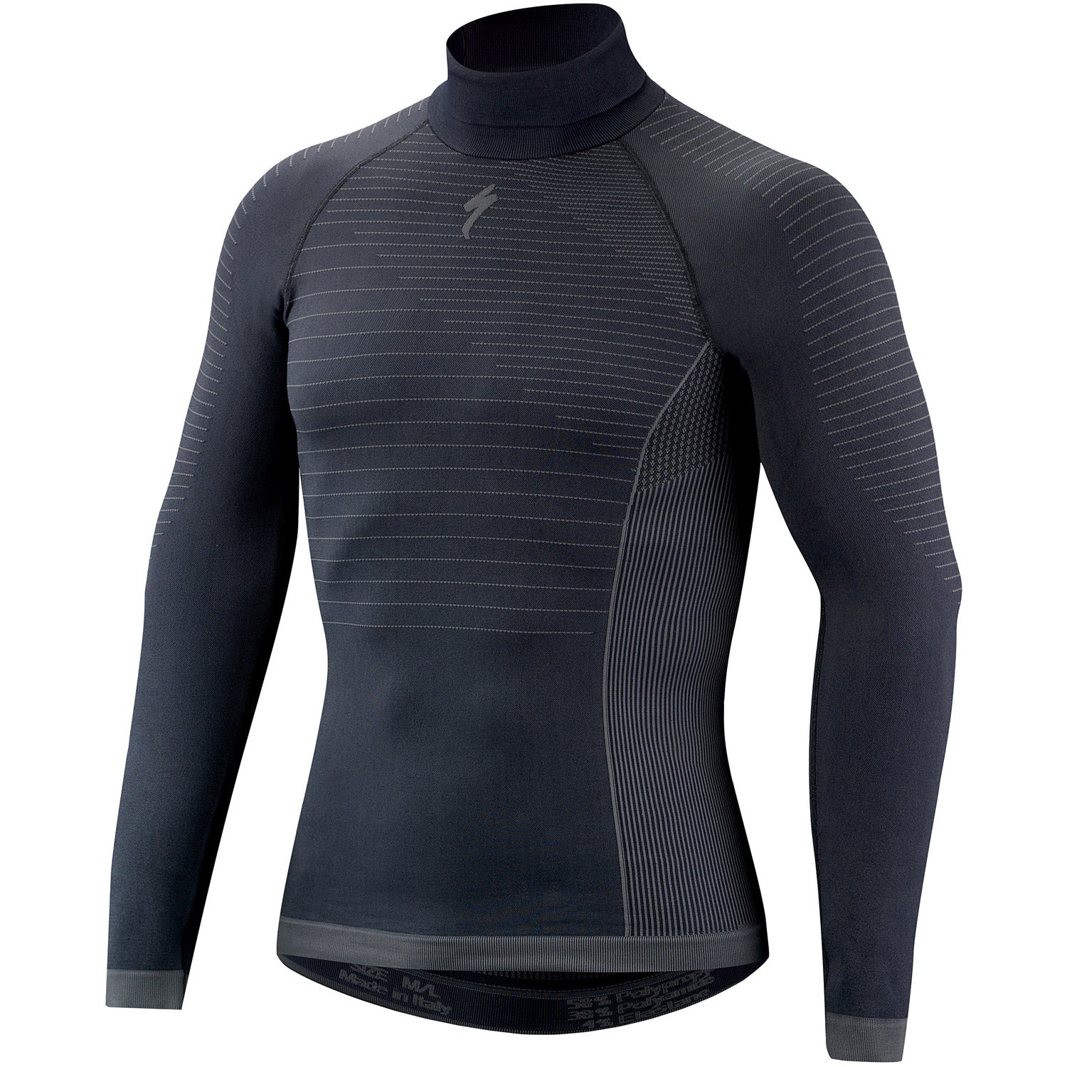 Specialized seamless Neck long sleeve base layer - Grey