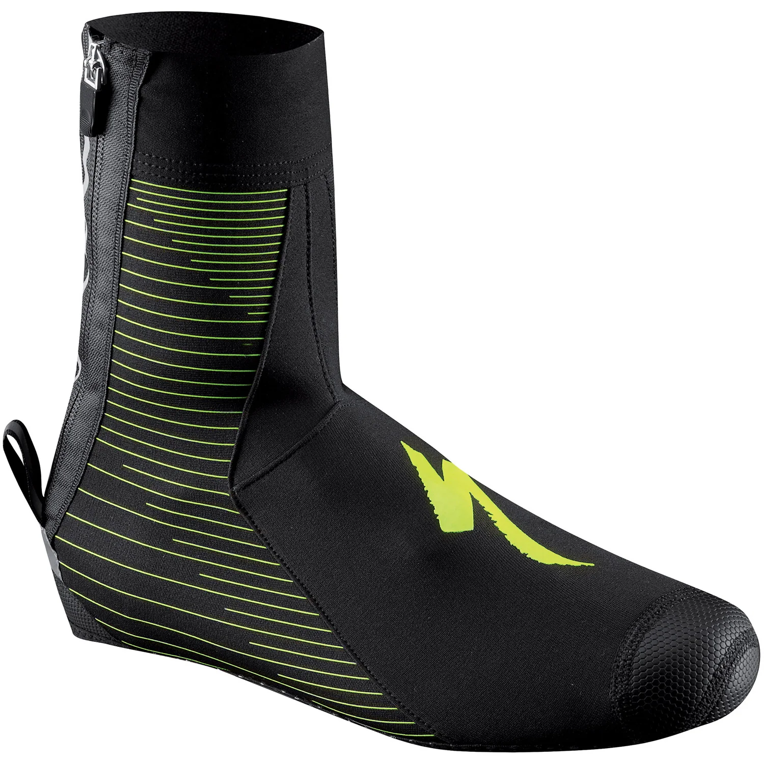 Specialized Deflect Pro overshoe - Black yellow fluo