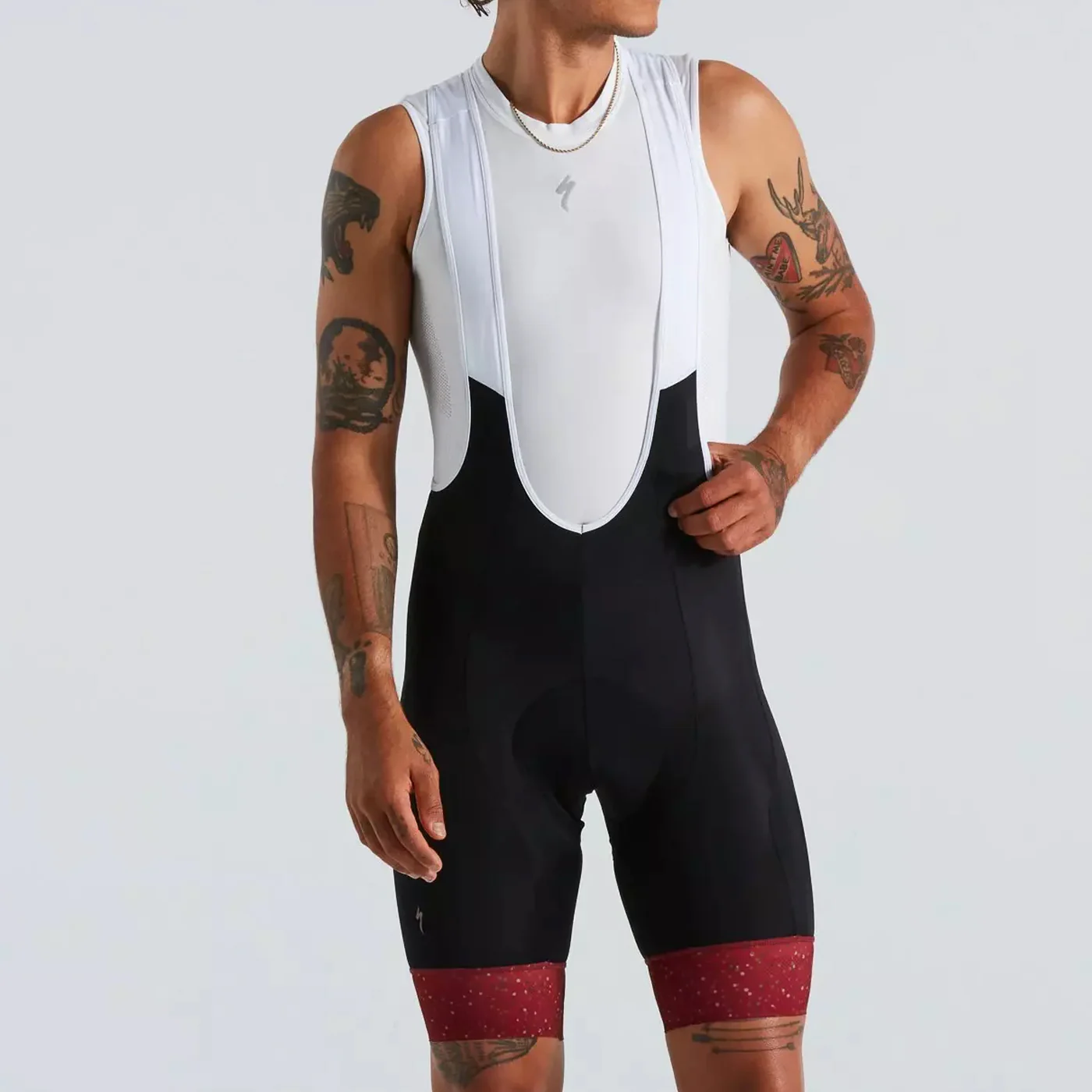 Specialized RBX Comp Logo Bib shorts - Bordeaux