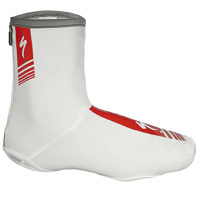 Specialized Elastic Zip 14 shoecover - White Red