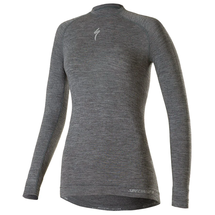 Specialized Woman Merino L/S Base Layer - Grey