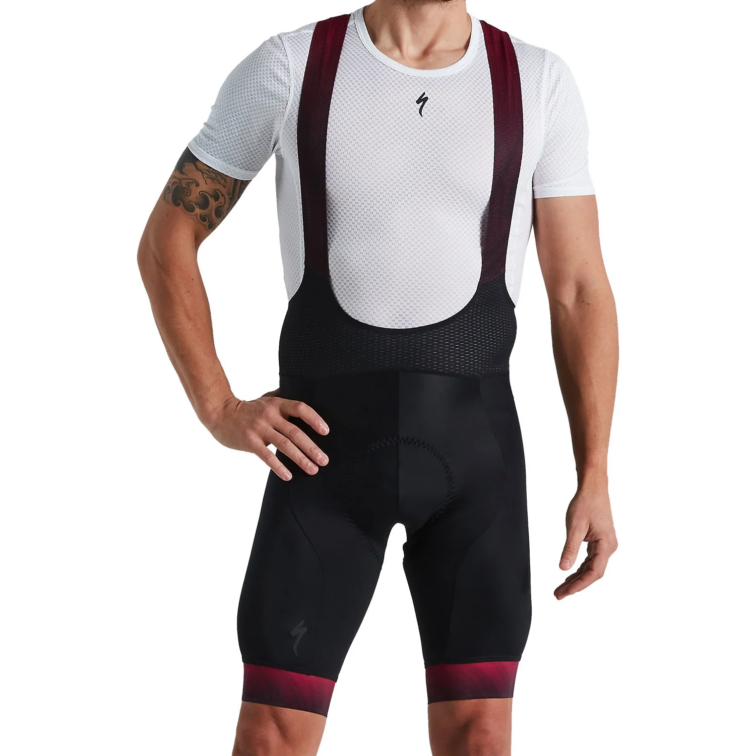 Specialized SL bib shorts - Bordeaux