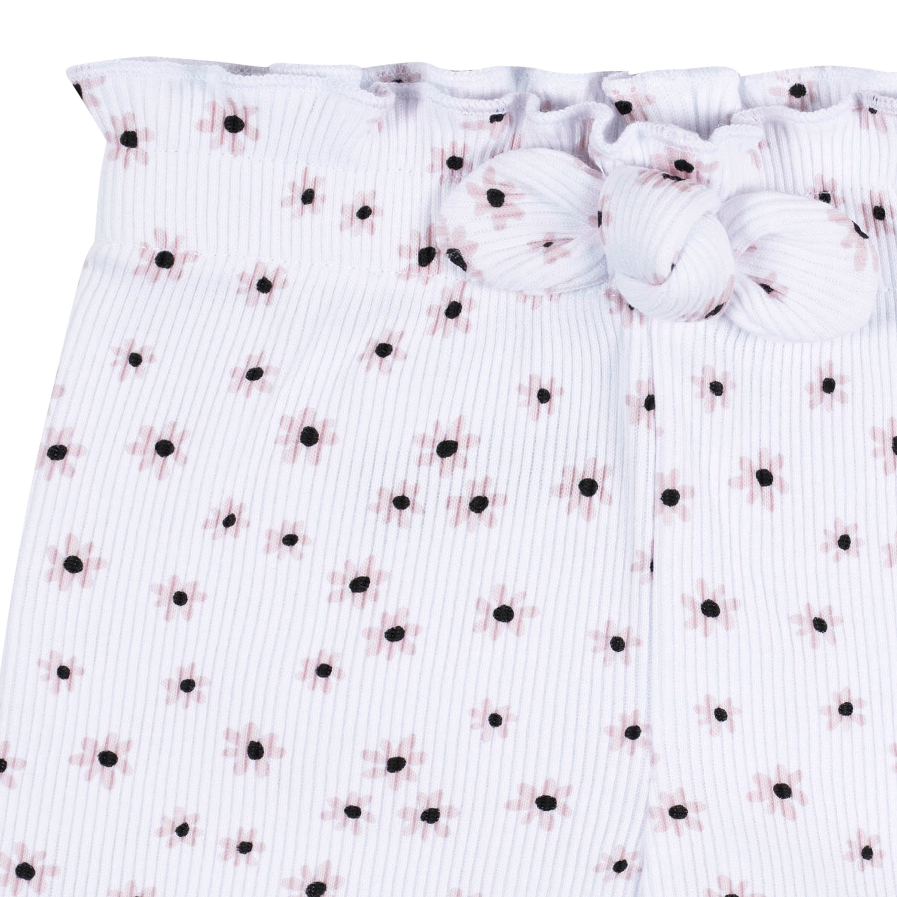 3-Pack Baby & Toddler Girls Sweet Florals Pull-On Knit Shorts