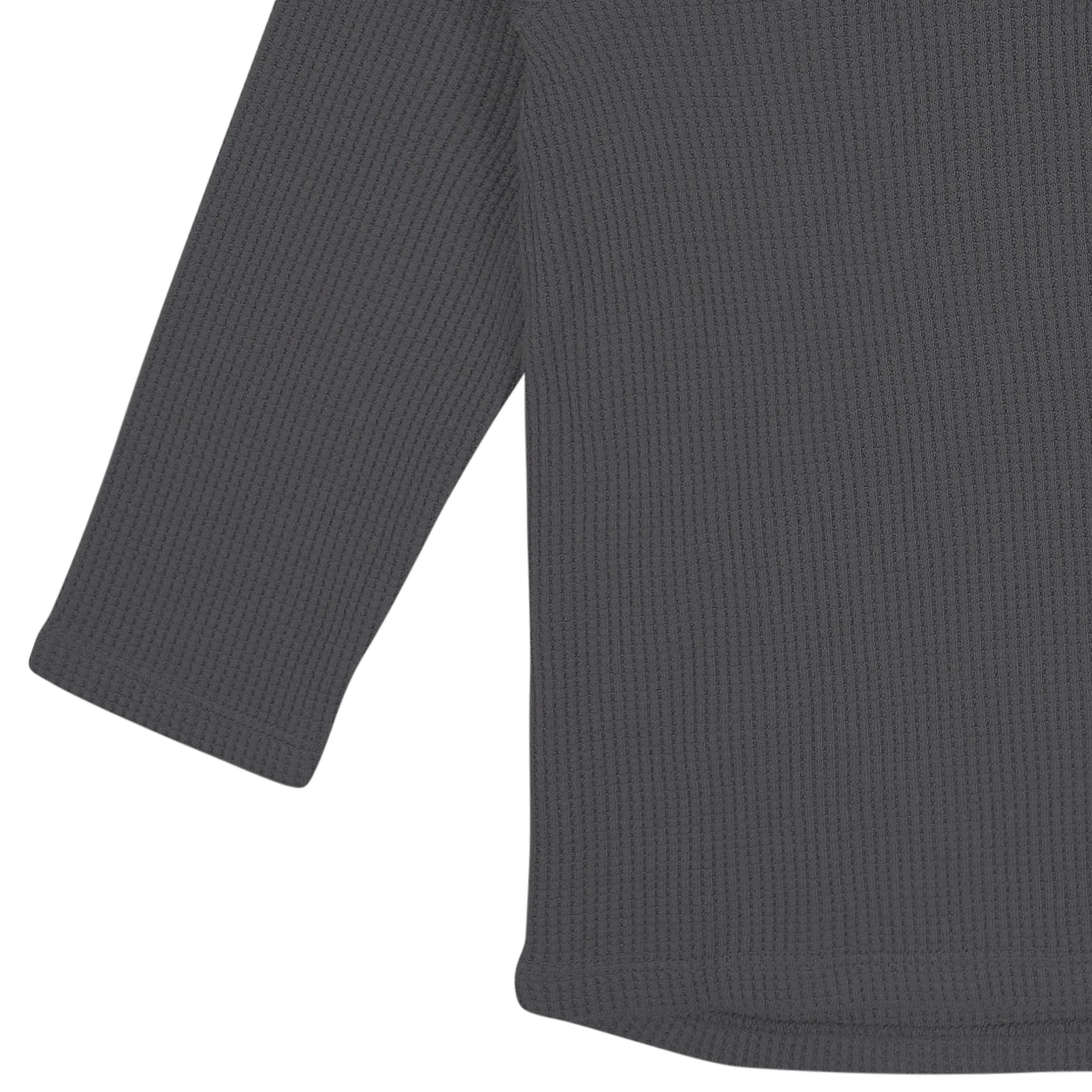 2-Piece Infant & Toddler Boys Charcoal Waffle Hoodie & Jogger Set