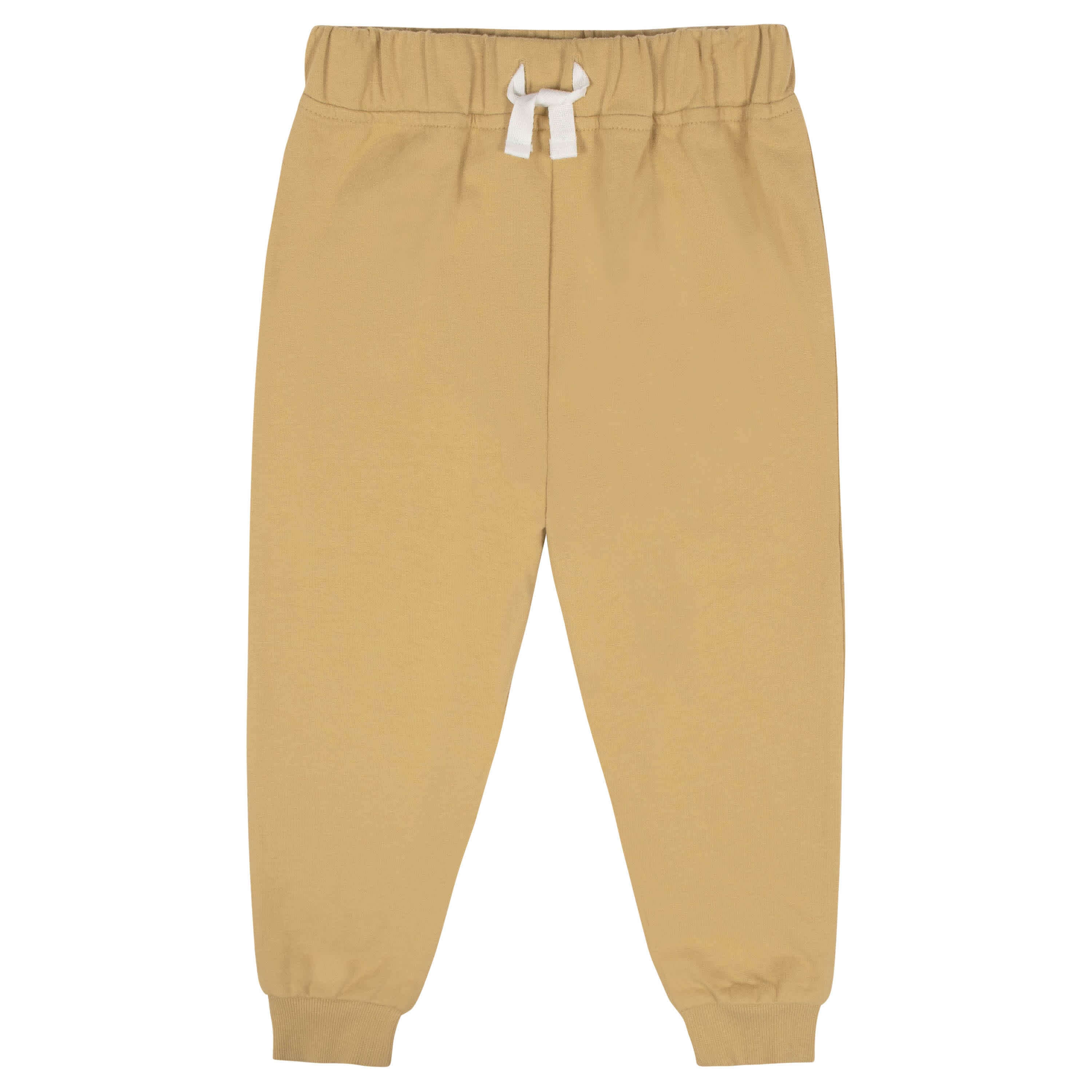 2-Piece Infant & Toddler Boys Mustard French Terry Pullover & Jogger Set