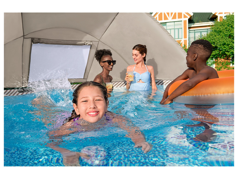 Bestway Power Steel Pool mit Filterpumpe und Überdachung