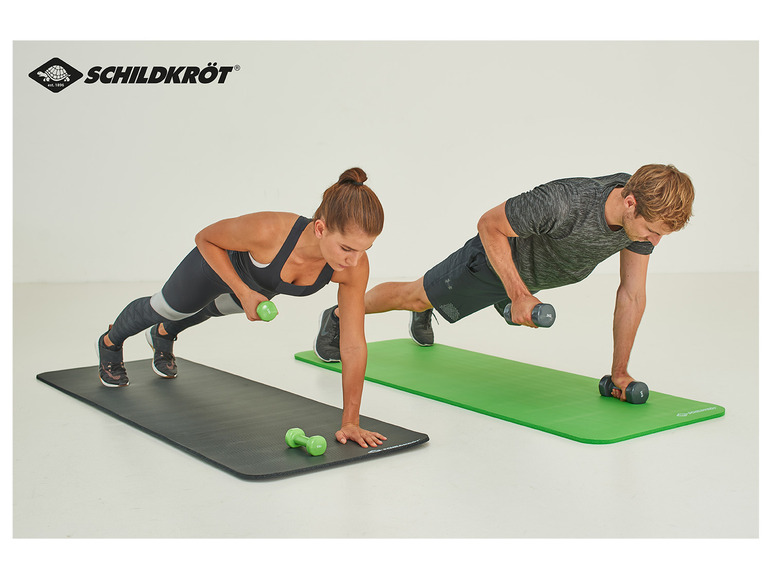 Schildkröt Fitnessmatte, 10 mm, mit Tragegurt