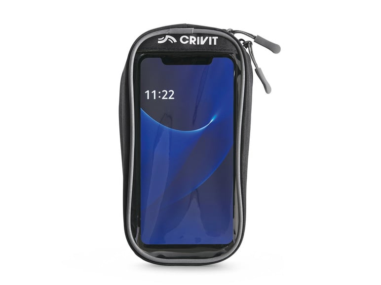 CRIVIT Fahrrad-Handytasche mit Halterung