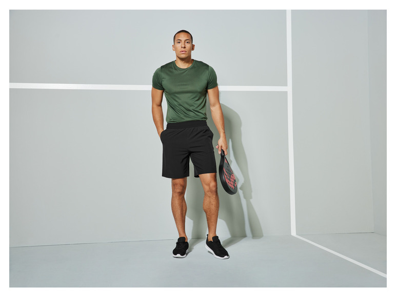 CRIVIT Herren Funktionsshorts, schnelltrocknend und feuchtigkeitsableitend