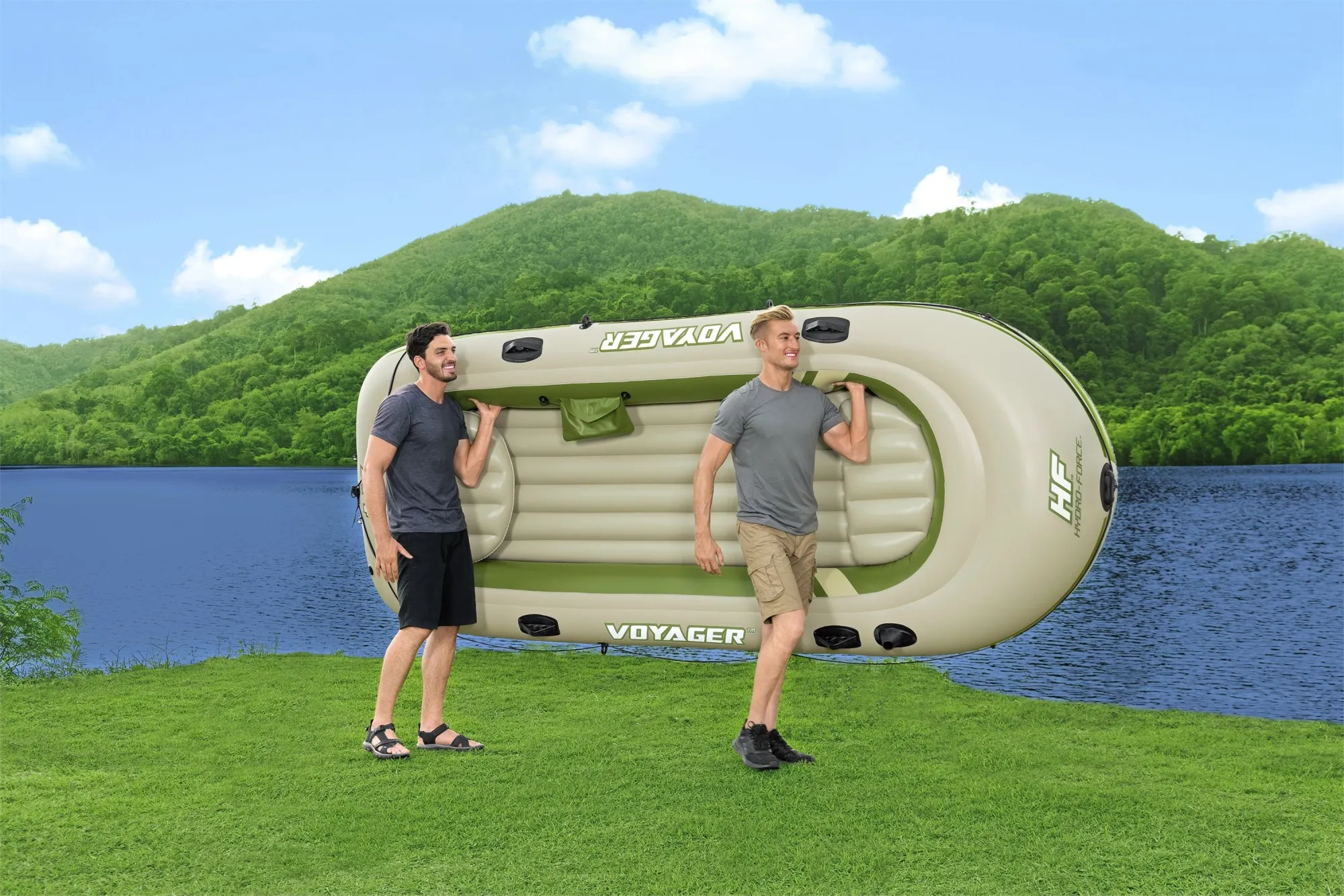 Hydro-Force Voyager X4 Inflatable Raft Set 11'6