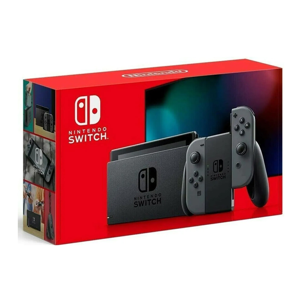 Nintendo - Geek Squad Certified Switch - Gray Joy-Con (
