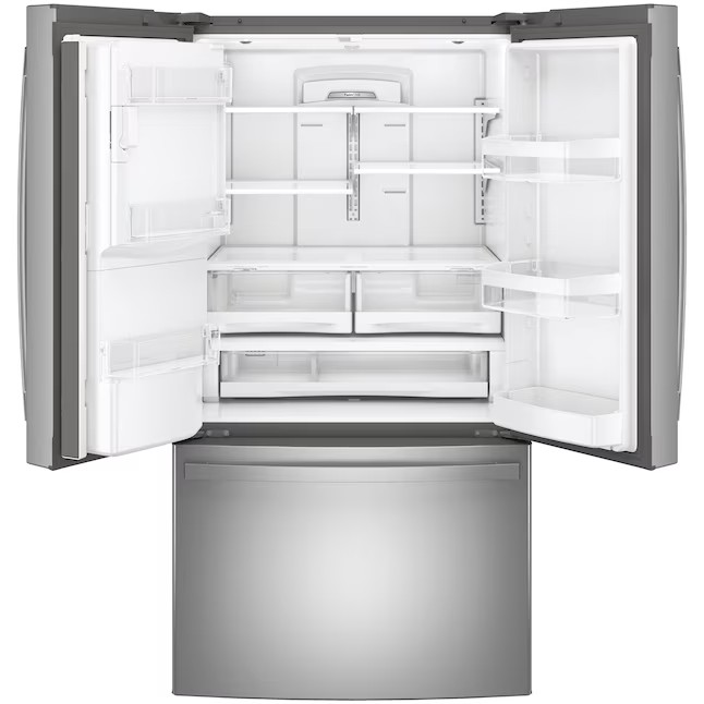 GE 27.7-cu ft French Door Refrigerator with Ice Maker (Fingerprint-resistant Stainless Steel) ENERGY STAR