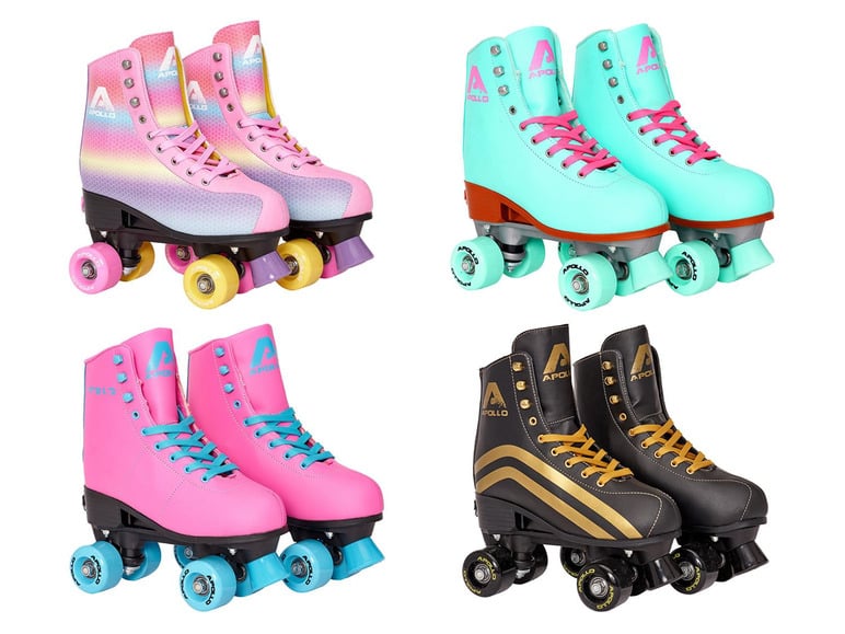Apollo Apollo Rollschuhe »Disco Quads«, größenverstellbar, Größe 31 - 42, ab 6 Jahren