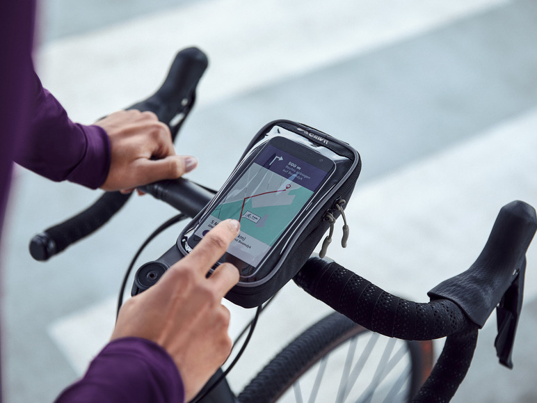 CRIVIT Fahrrad-Handytasche mit Halterung