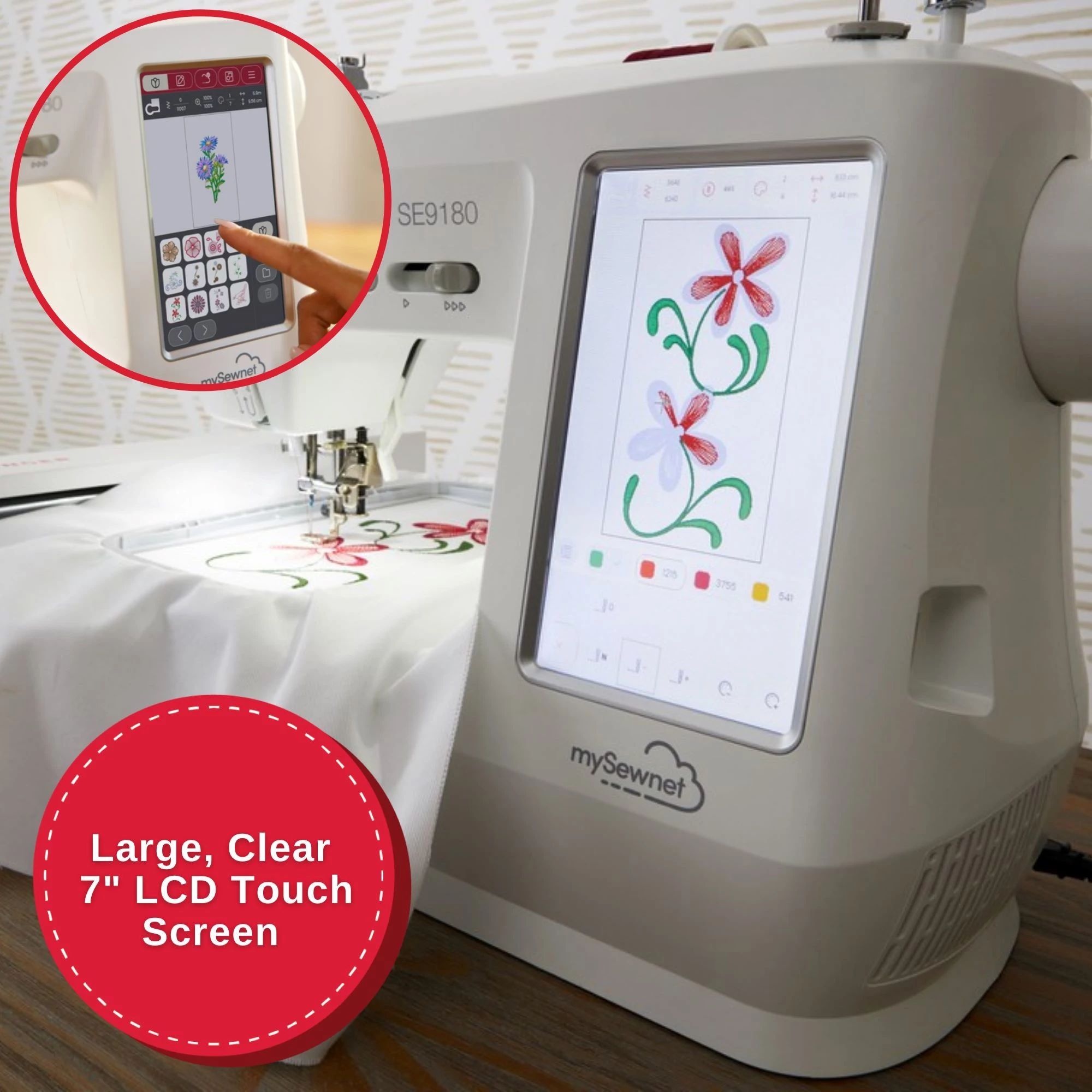 SE9180 Sewing and Embroidery Machine