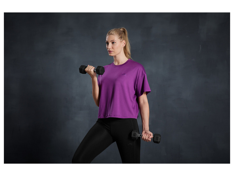 CRIVIT Damen Funktionsshirt, aus recyceltem Material