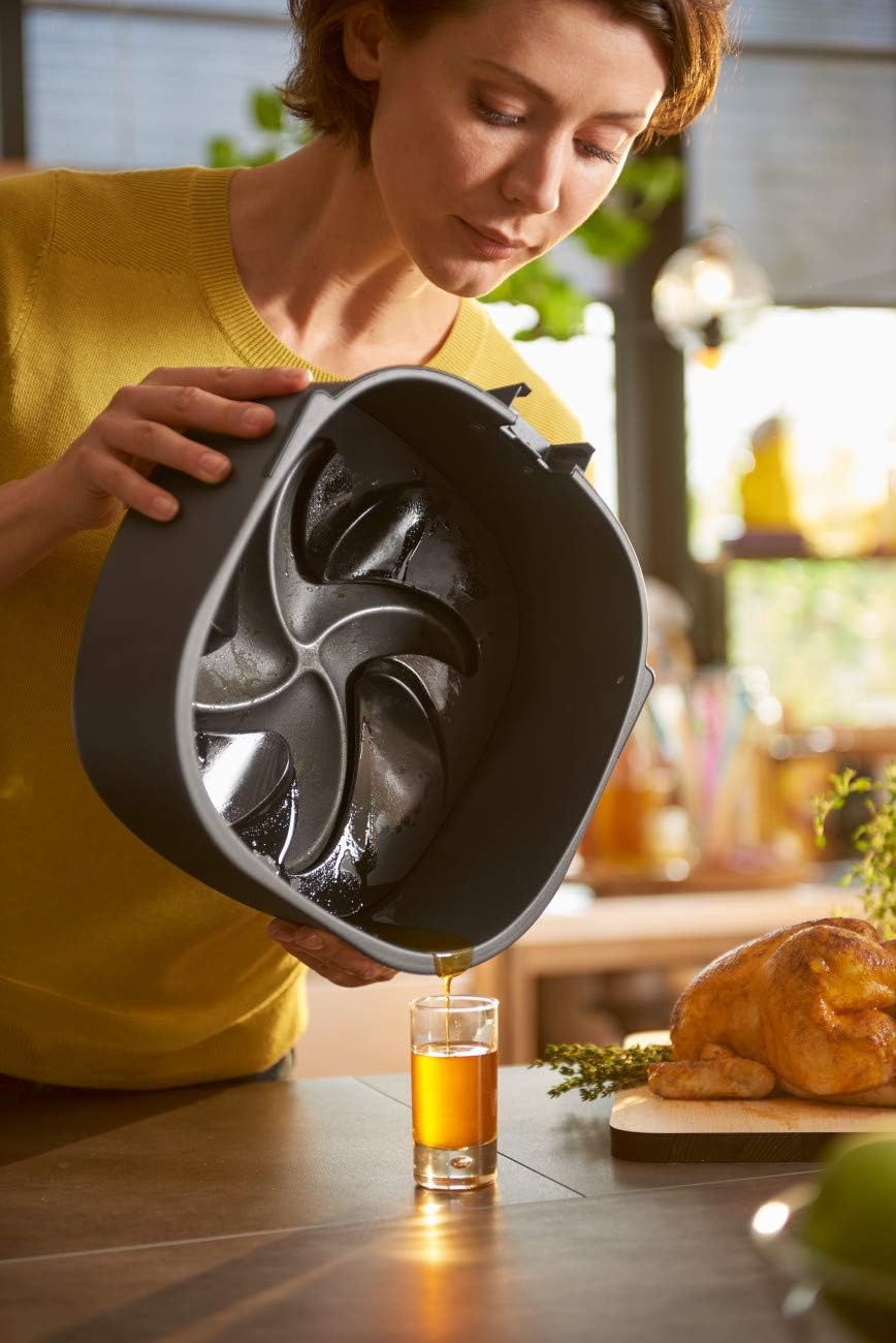 Premium Airfryer XXL with Fat Removal Technology, Black, HD9630/98