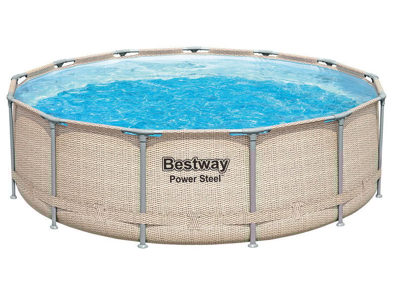 Bestway Frame Pool Komplett-Set mit Filterpumpe Ø 396 x 107 cm