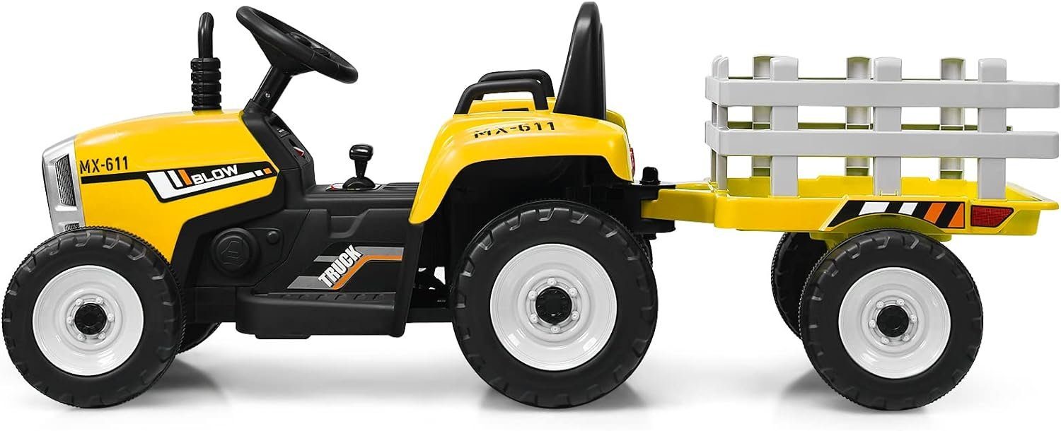 KOMFOTTEU electric children's car tractor, 30 kg load capacity, from 3 years