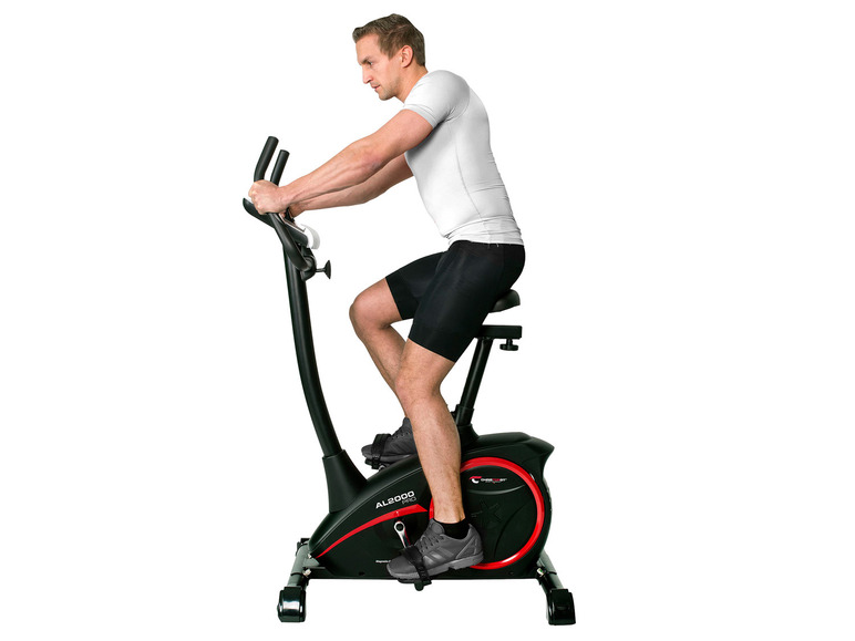 Christopeit Sport Ergometer AL 2000 Pro (Empfänger für drahtlosen Pulsmessgurt im Computer enthalten)