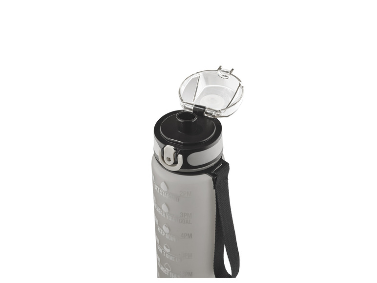 LIVARNO home Trinkflasche mit praktischer Trageschlaufe, 1 l