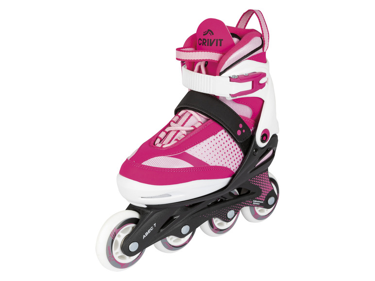 CRIVIT Kinder-Inlineskates, patentierte Weiten- und Längeneinstellung