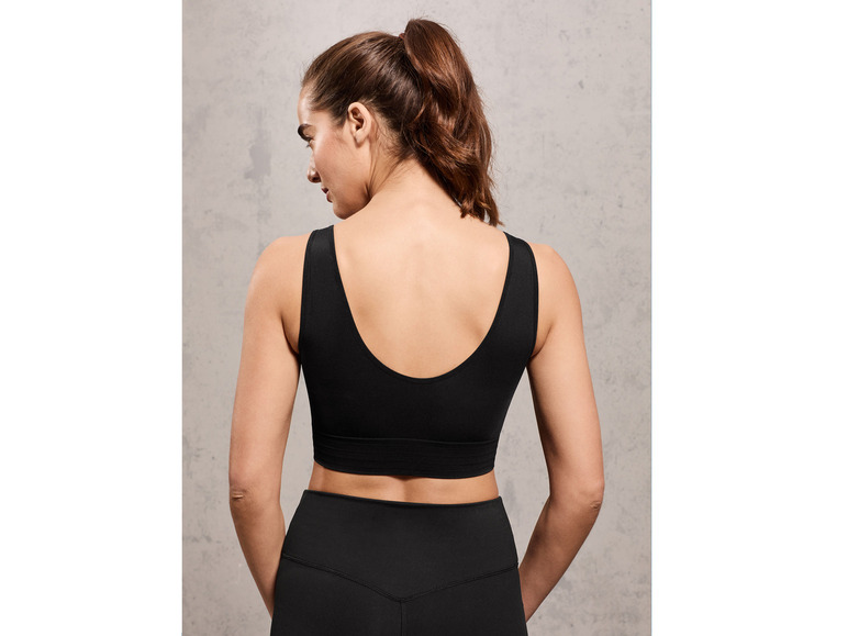 CRIVIT Damen Sport Bustier, Medium Level, seamless