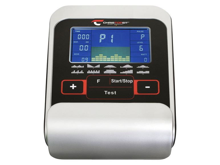 Christopeit Sport Crosstrainer EL 5000 Pro (Empfänger für drahtlosen Pulsmessgurt im Computer enthalten)