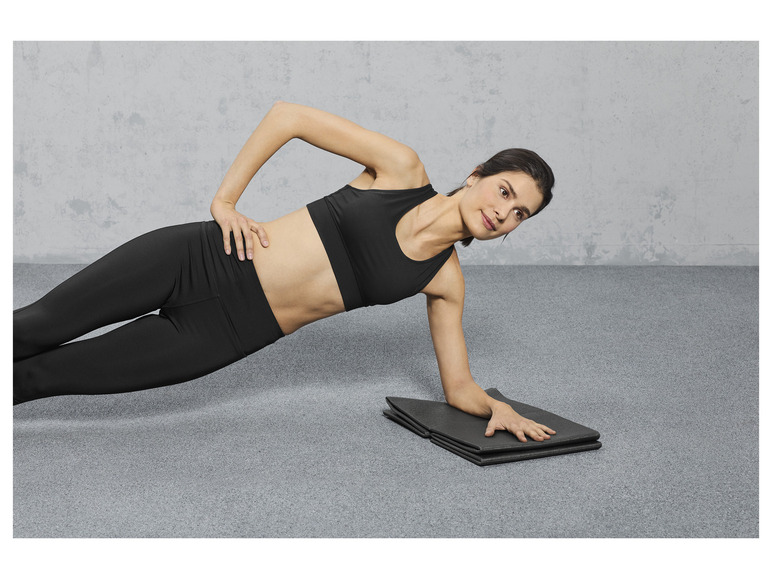 CRIVIT Faltbare Fitnessmatte, mit Dämpfung