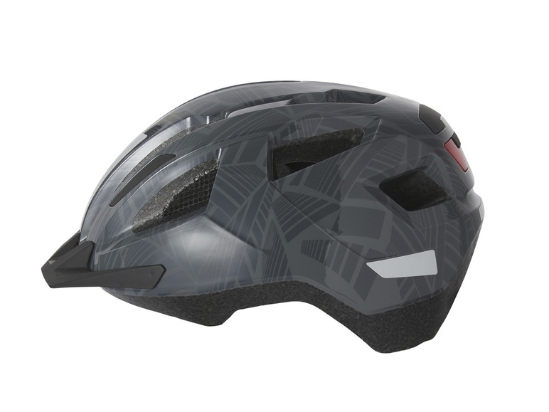 CRIVIT Kinder-Fahrradhelm, mit abnehmbarem Rücklicht