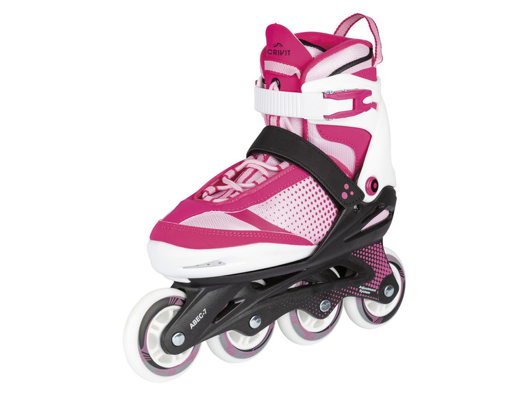 CRIVIT Inlineskates, patentierte Weiten- und Längeneinstellung