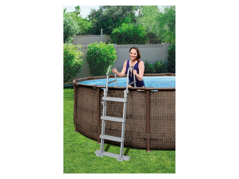 Bestway »Steel Pro Max™ DELUXE SERIES™« Framepool-Set, mit Filterpumpe und Leiter