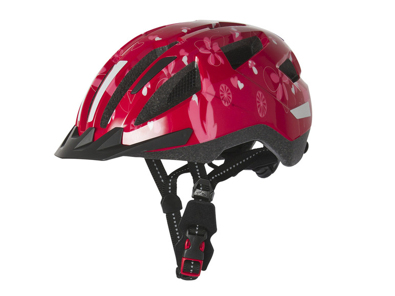CRIVIT Kinder-Fahrradhelm, mit abnehmbarem Rücklicht