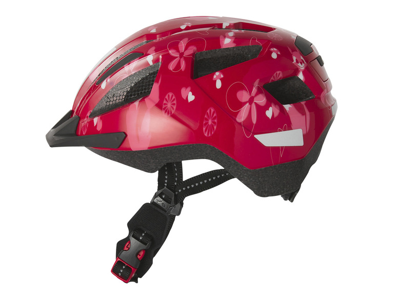 CRIVIT Kinder-Fahrradhelm, mit abnehmbarem Rücklicht