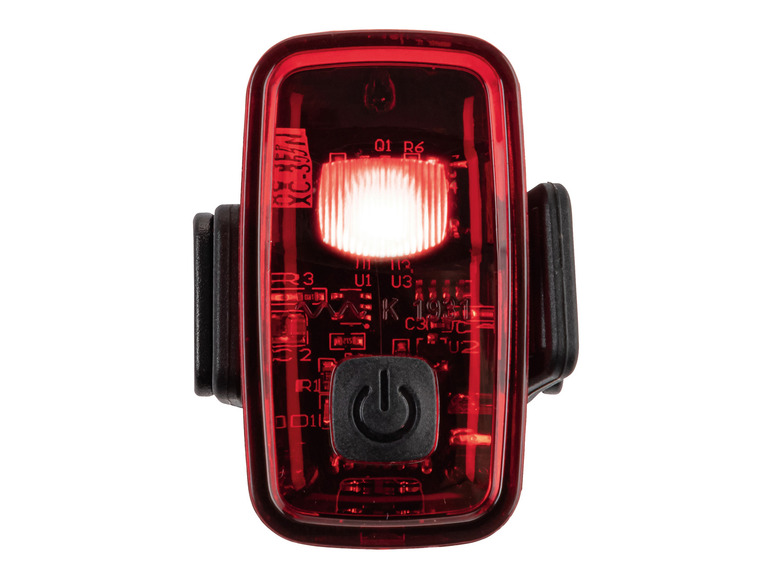 CRIVIT LED Fahrradleuchtenset 70/30/15 Lux