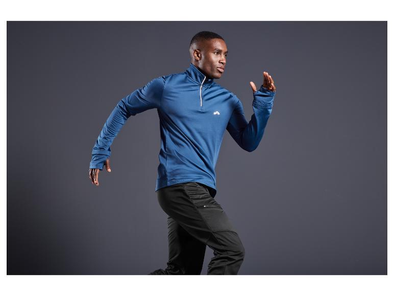 CRIVIT Herren Thermo-Funktionsshirt, mit reflektierenden Deko-Elementen