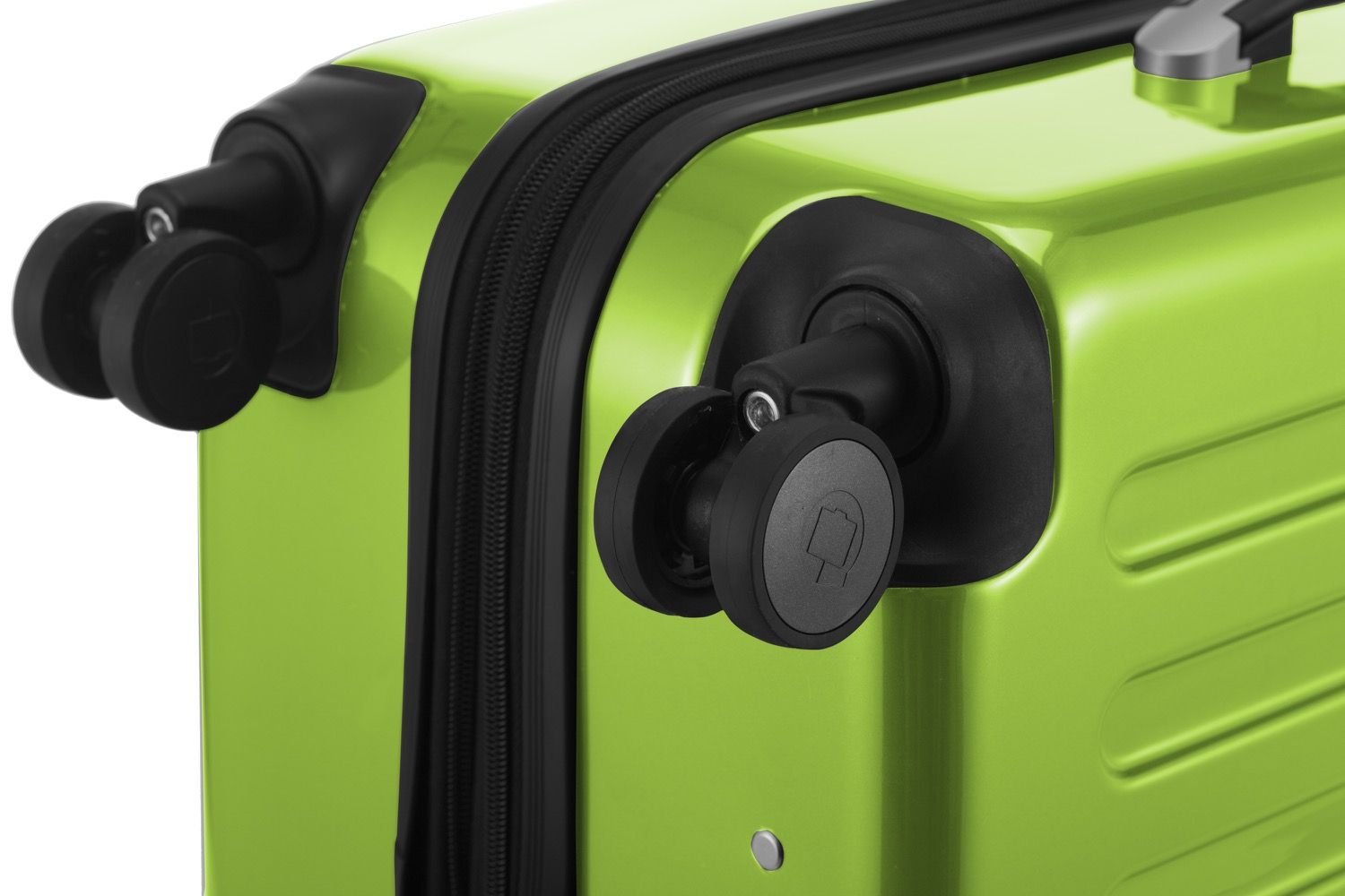 Alex - hand luggage hard shell glossy apple green, 55 cm, 42 liters