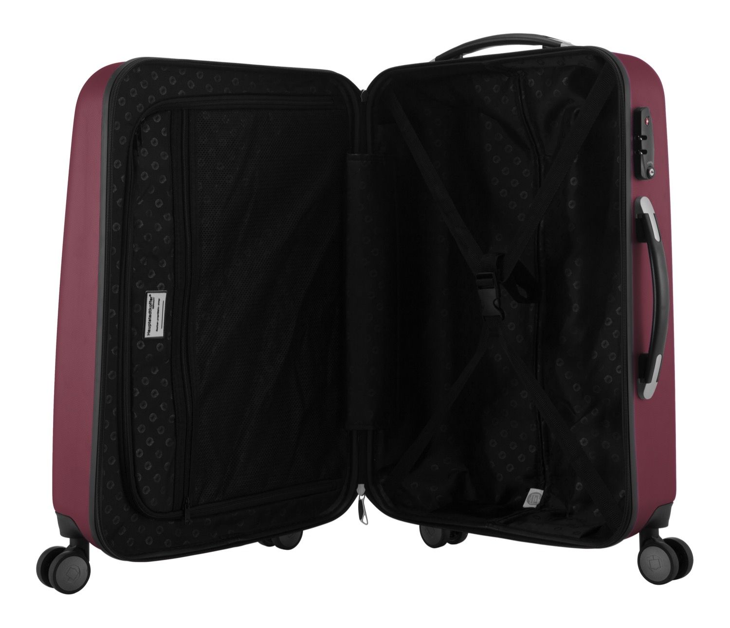 Wedding - suitcase hard shell white matt, TSA, 65 cm, 67 liters