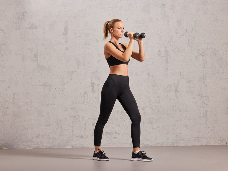 CRIVIT Damen Funktionstights, seamless, mit Po-Push-up-Effekt