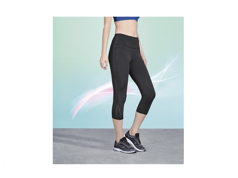 CRIVIT Damen Funktionscapri, schnelltrocknend