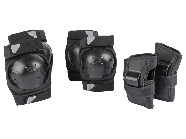 CRIVIT Kinder-Protektoren-Set, 6-teilig, mit Reflektoren